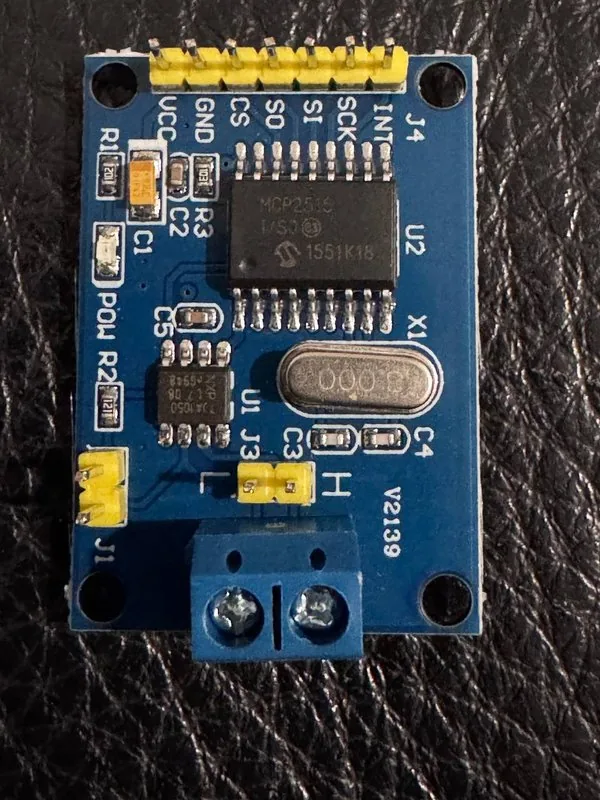 Modulo MCP2515 con collegamento SPI, da non usare